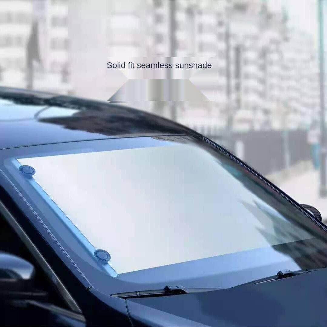 Windshield Sun Shade Retractable Reflective Aluminum Foil