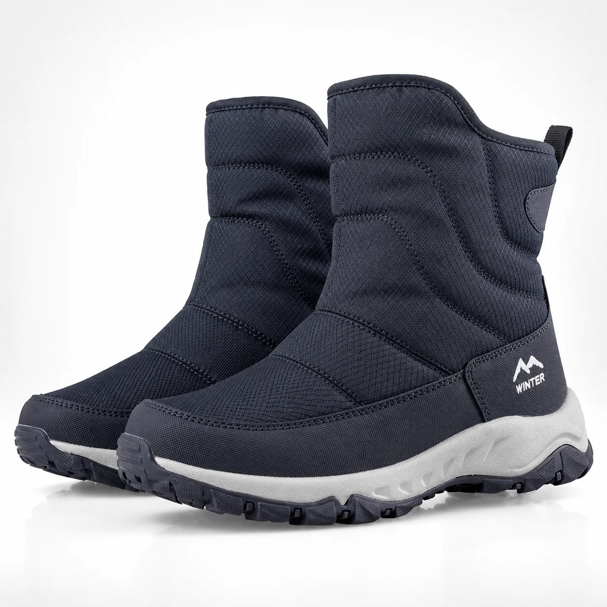 Winter Boots Water-Repellent Plush-Lined Non-Slip Sole