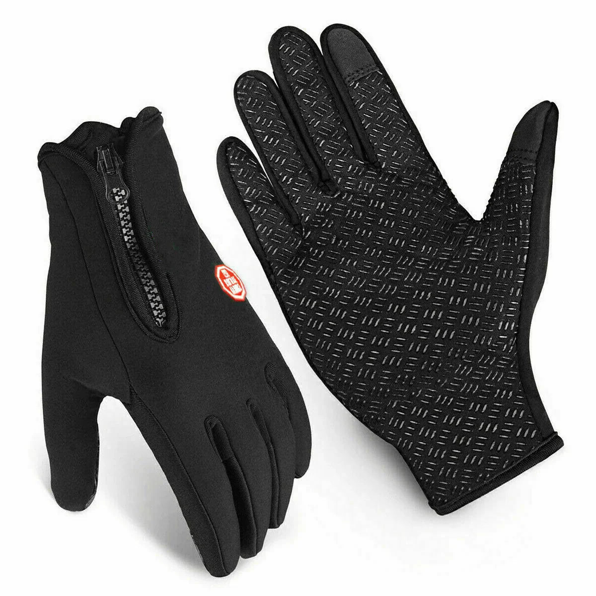 Winter Gloves Fleece-Lined Touchscreen Non-Slip Grip
