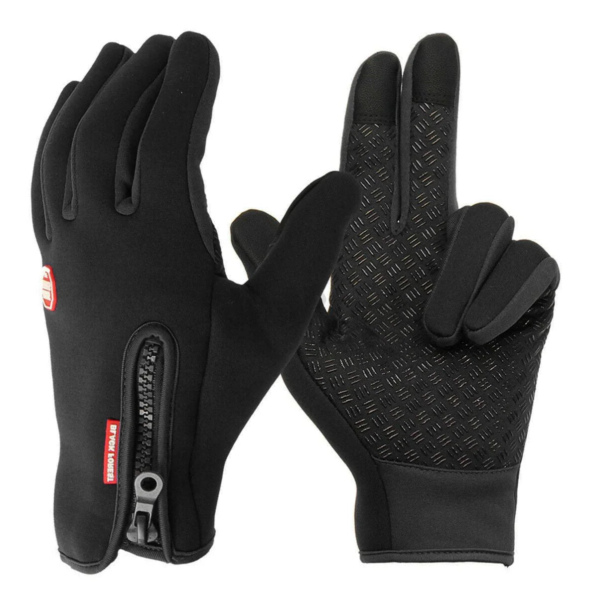 Winter Gloves Fleece-Lined Touchscreen Non-Slip Grip