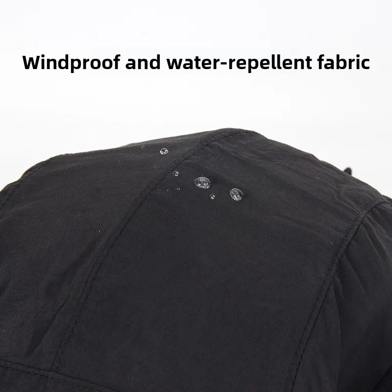 Winter Hat Fleece-Lined Foldable Ear Flaps Windproof