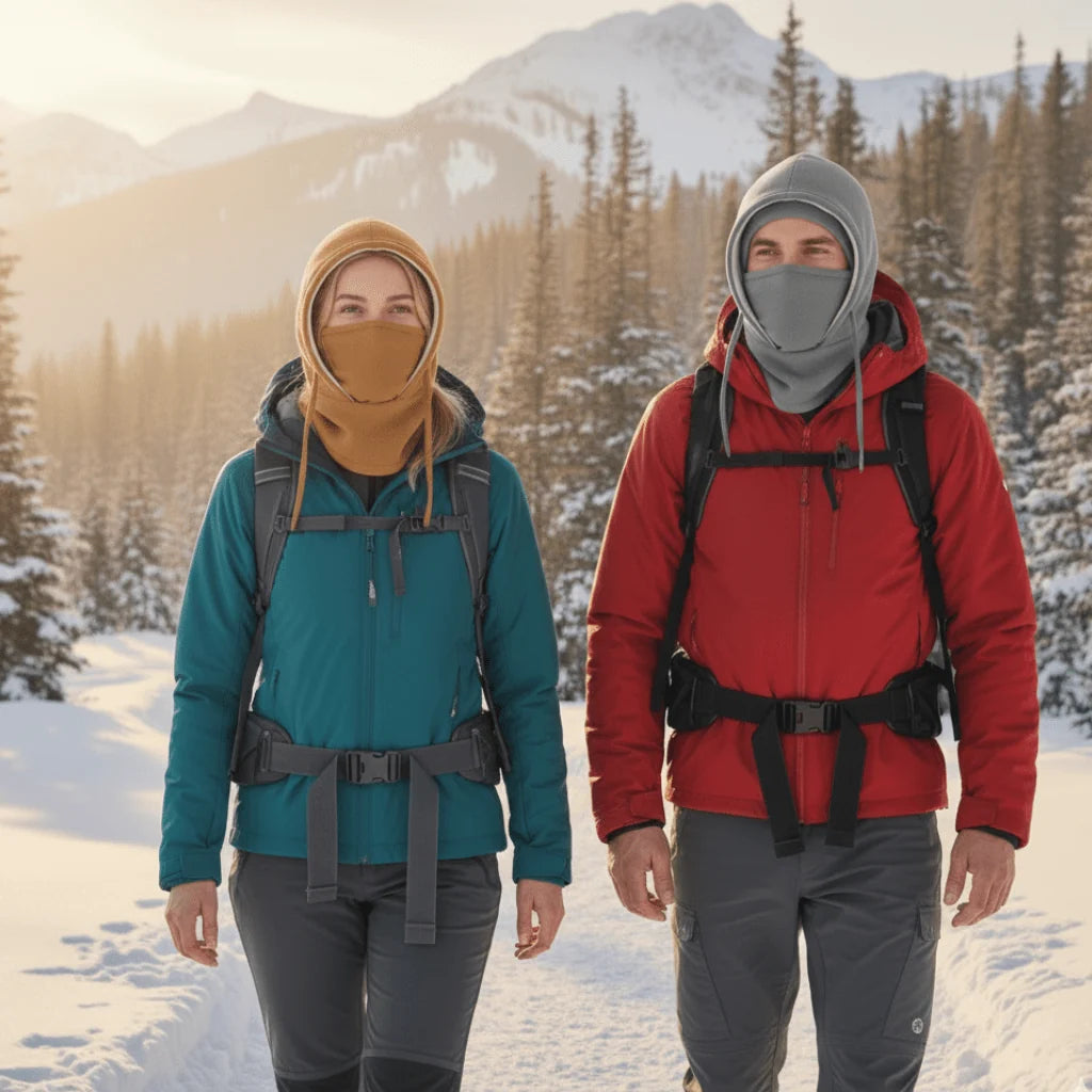 Winter Hat Windproof Fleece Lined Face & Neck Coverage