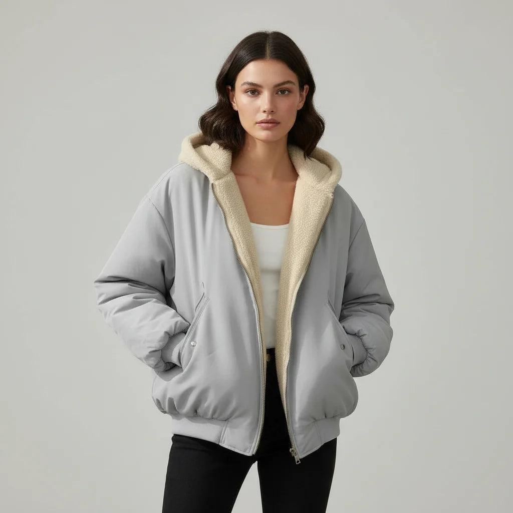 Winter Jacket Oversized Fit Polyester Shell & Fill