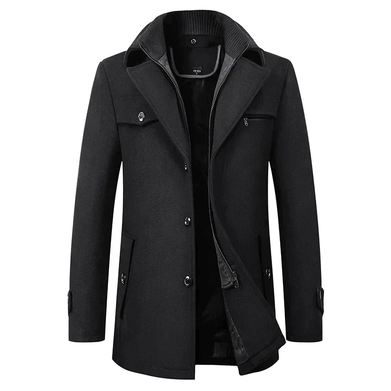 Winter Jacket Waterproof Wind-Resistant Polyester