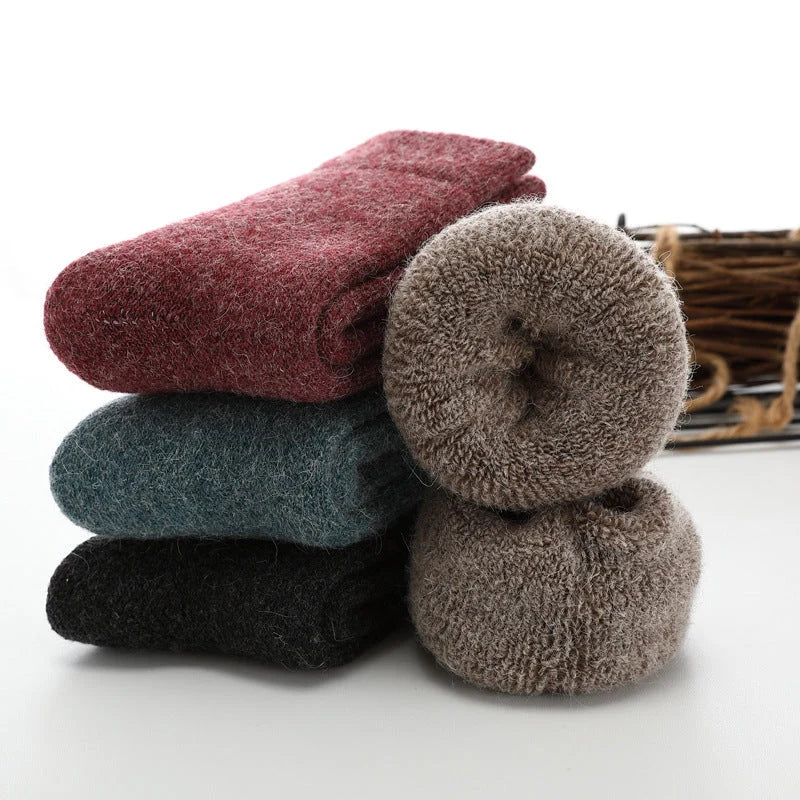 Winter Socks Cashmere Blend Warm & Breathable Knit