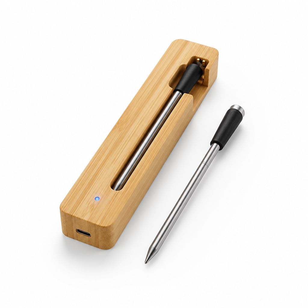 Wireless Bluetooth & Waterproof Meat Thermometer (App-Connected)