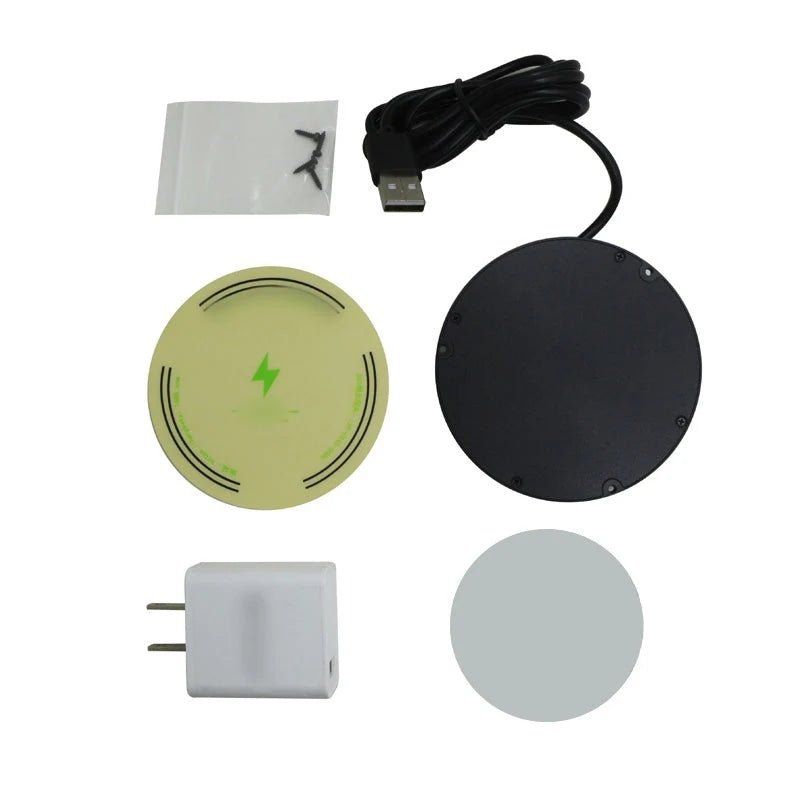 Wireless Charger Under-Desk Hidden Mount Adaptive Fast Charging