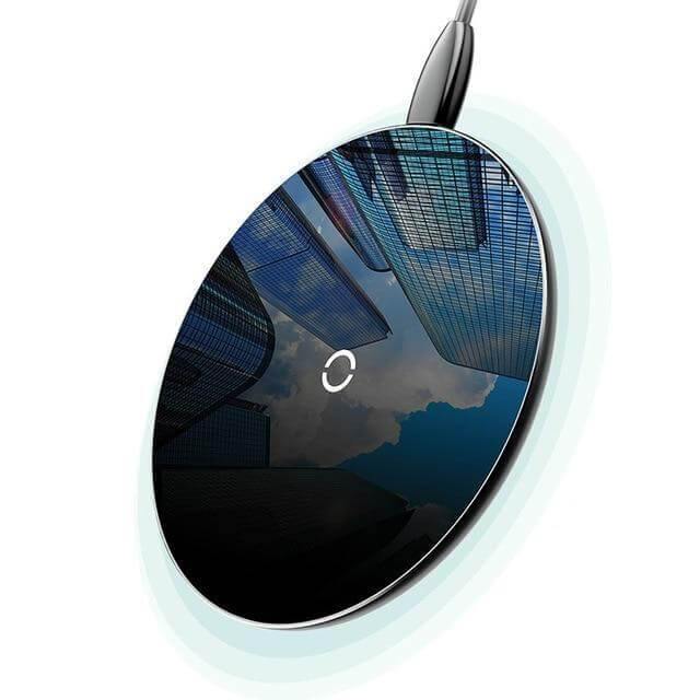 Wireless Charging Pad Glass & Aluminium Alloy Up to 10W