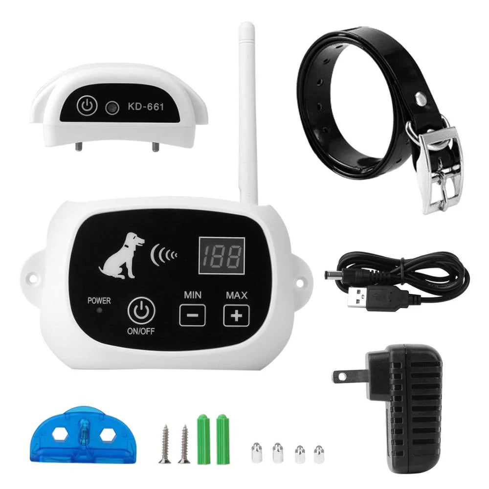 Wireless Dog Fence System Adjustable Radius Gradual Correction