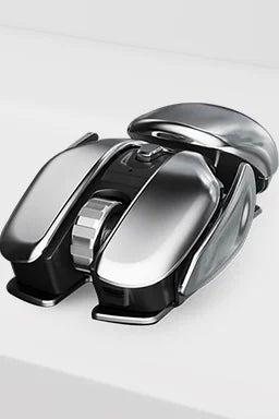 Wireless Mouse Ergonomic Metal Quiet Clicks