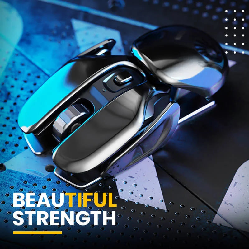 Wireless Mouse Ergonomic Metal Quiet Clicks