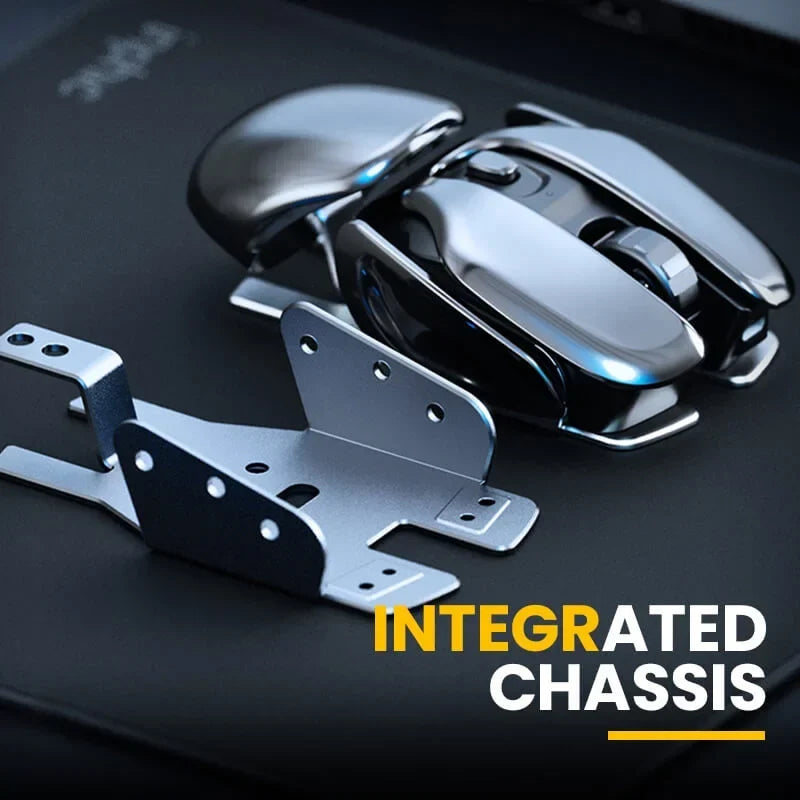 Wireless Mouse Ergonomic Metal Quiet Clicks