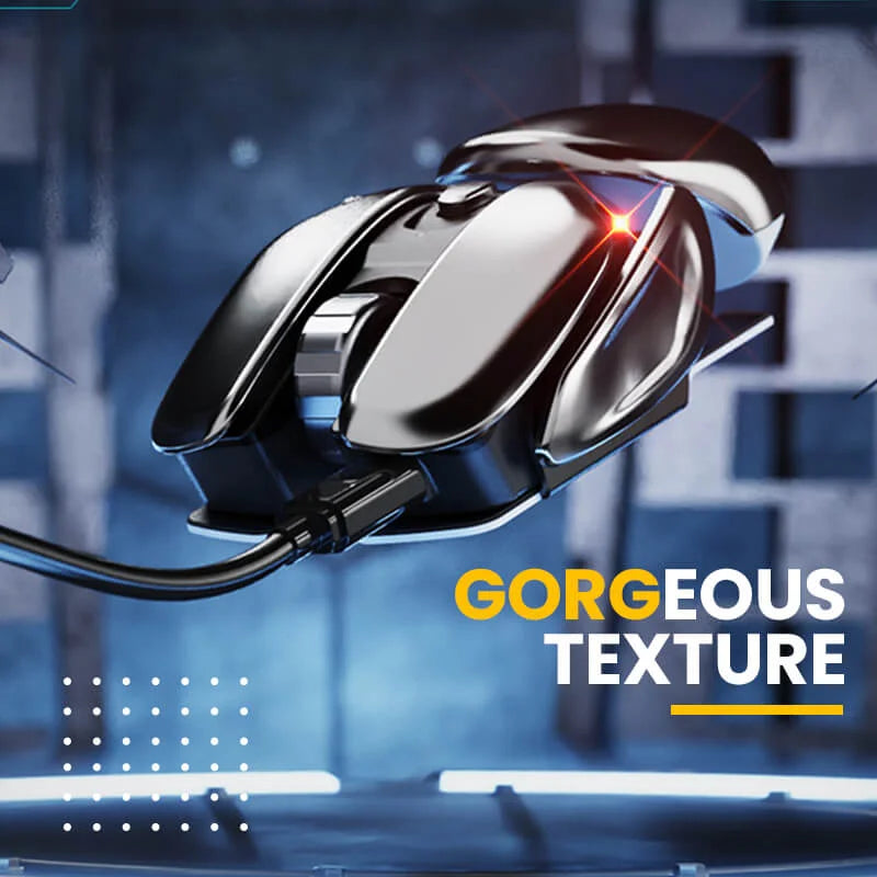 Wireless Mouse Ergonomic Metal Quiet Clicks
