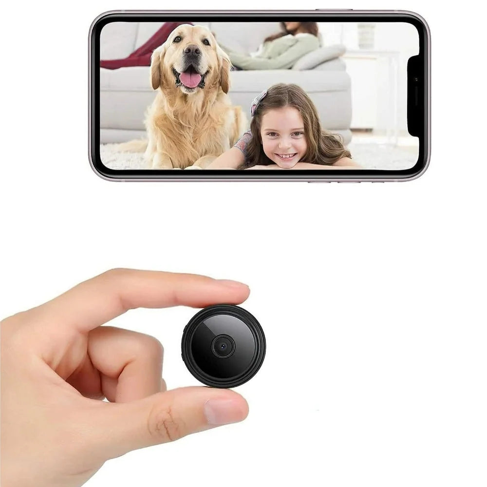 Wireless Security Camera 1080p Two-Way Audio Night Vision Magnetic Mount
