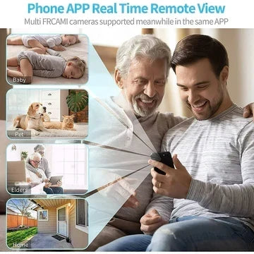 Wireless Security Camera 1080p Two-Way Audio Night Vision Magnetic Mount