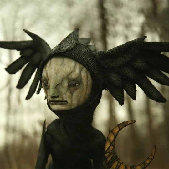 Witch Sculpture Dark Art Tabletop