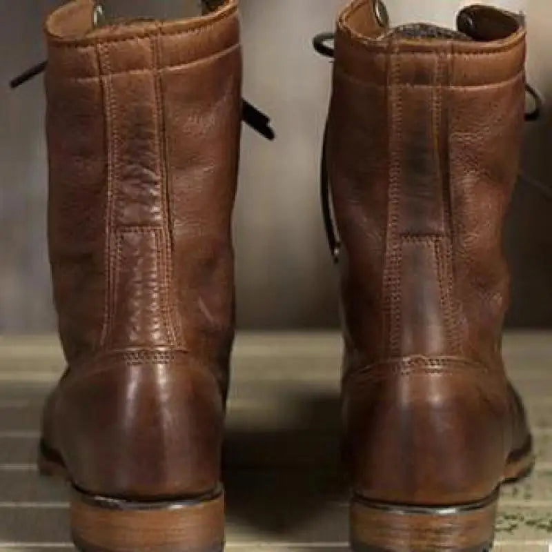 Women's Leather Boots Flexible Outsole Breathable Lining