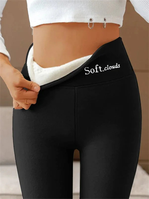 Women's Leggings Fleece-Lined Stretch Fit
