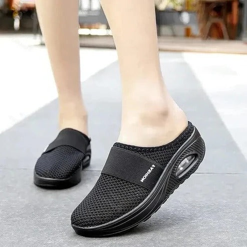 Women's Orthopedic Slippers Molded Arch Support Breathable Upper