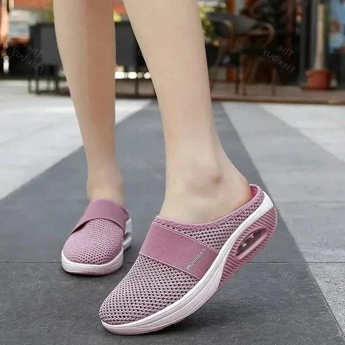 Women's Orthopedic Slippers Molded Arch Support Breathable Upper