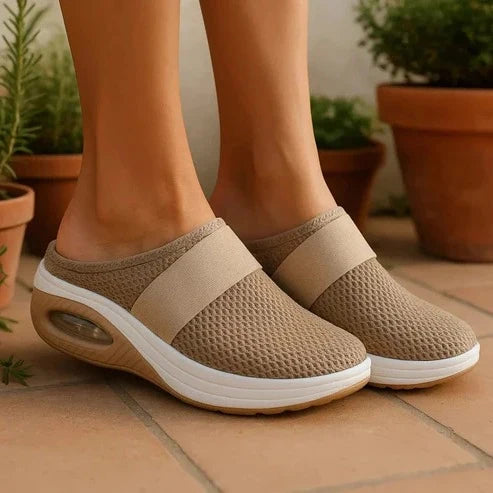 Women's Orthopedic Slippers Molded Arch Support Breathable Upper