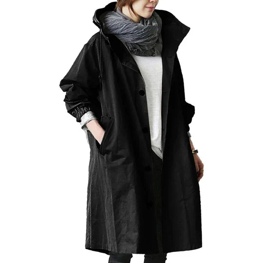 Women's Raincoat Waterproof Lightweight Hooded