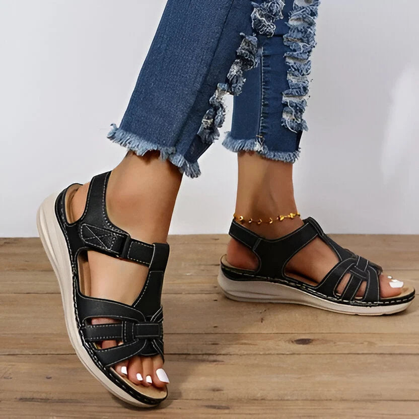 Women's Sandals Arch Support & Dual Adjustable Straps