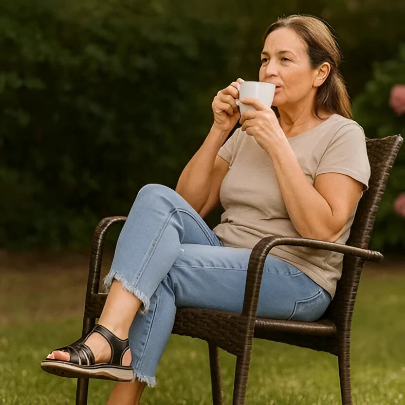Women's Sandals Arch Support & Dual Adjustable Straps
