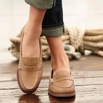 Women's Slip-On Loafers Low Heel Comfortable Fit