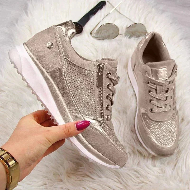 Women's Sneakers Cushioned Arch Support Non-Slip Sole