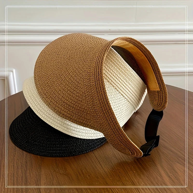Women's Sun Hat Wide Brim Foldable Secure Fit