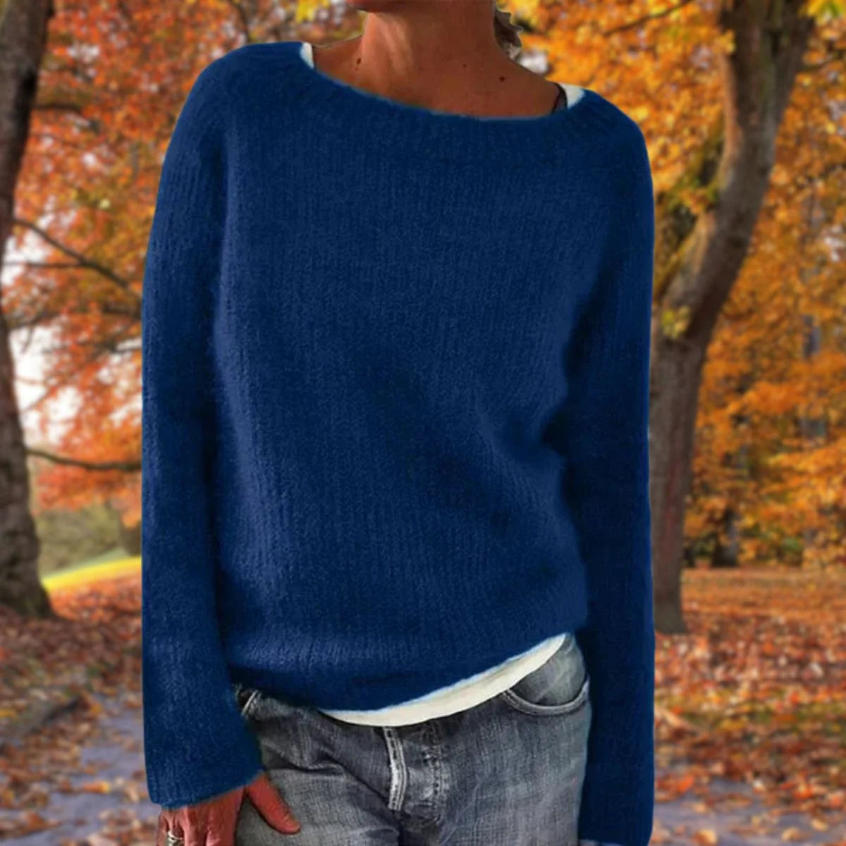 Women's Sweater Merino Wool Lightweight Relaxed Fit