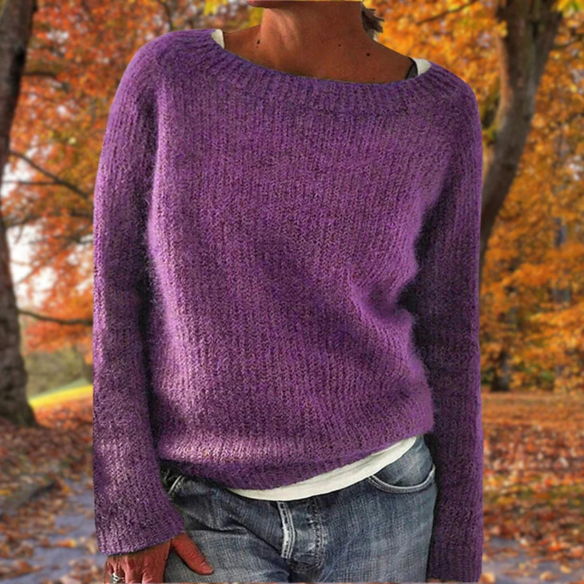 Women's Sweater Merino Wool Lightweight Relaxed Fit