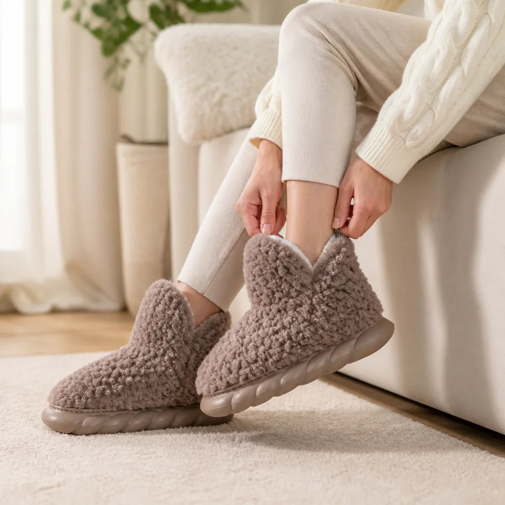 Women's Winter Boots Plush Lining Anti-Slip Sole