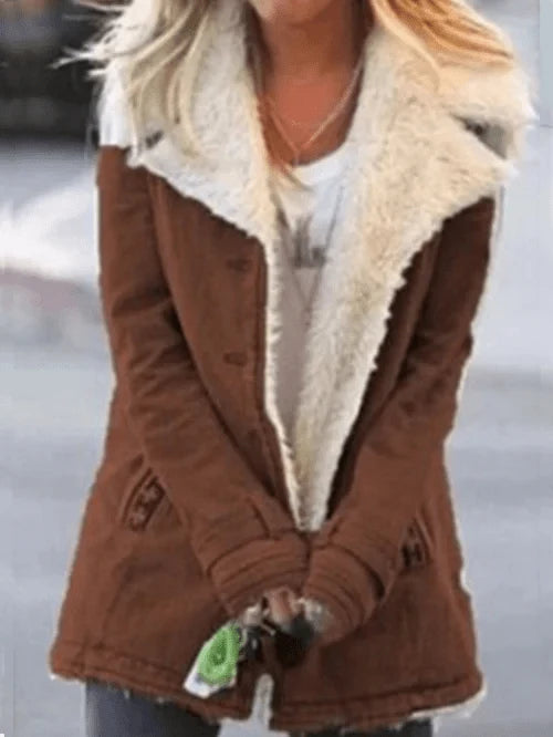 Women's Winter Jacket Soft Warm Lining Elegant Cut