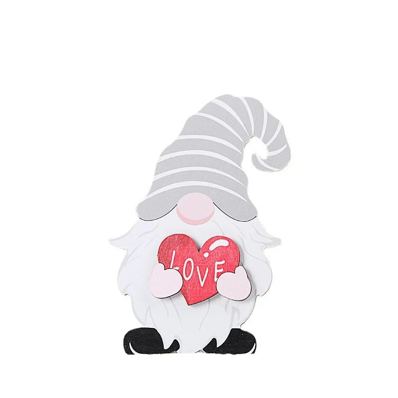 Wooden Decorative Figures Handcrafted Eco-Friendly Seasonal Motifs