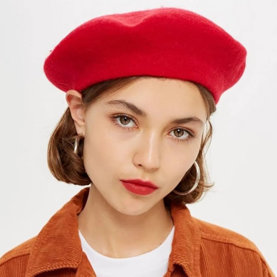 Wool Beret Soft Warm & Breathable