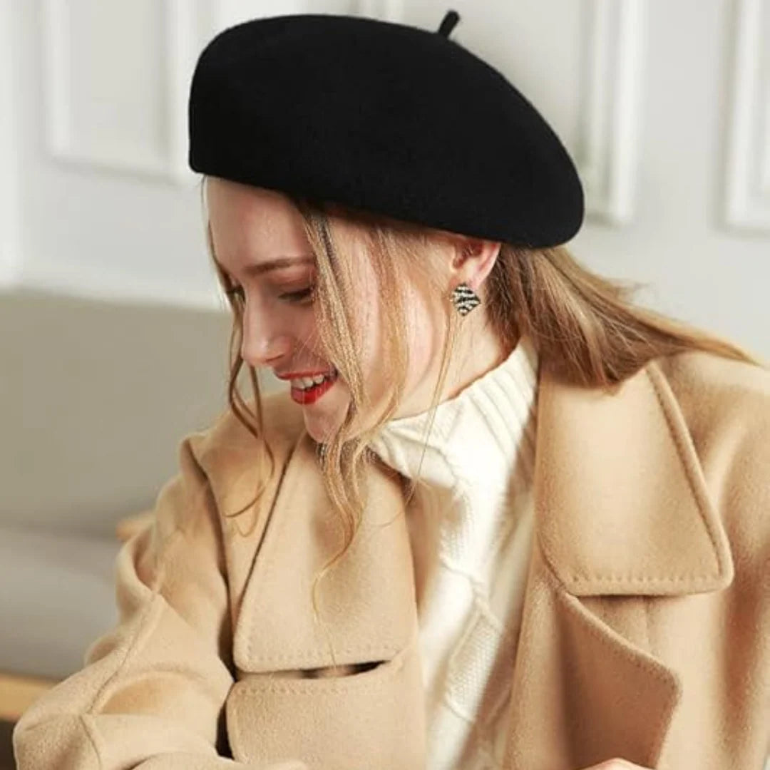 Wool Beret Soft Warm & Breathable