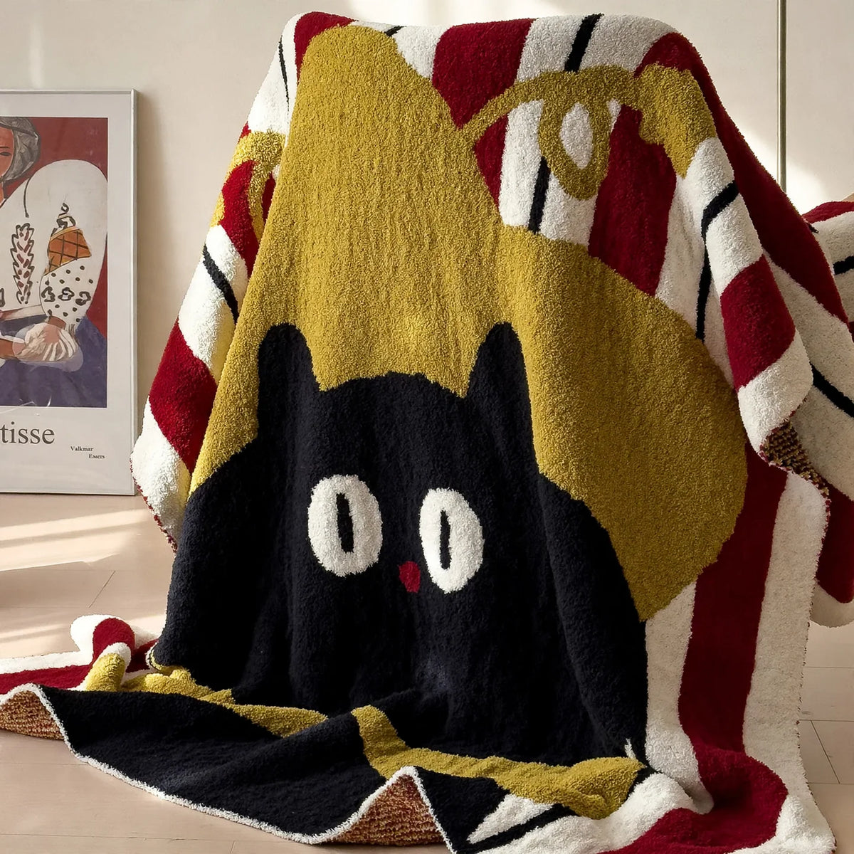 Wool Blanket Lightweight Fluffy Finish Cartoon Designs