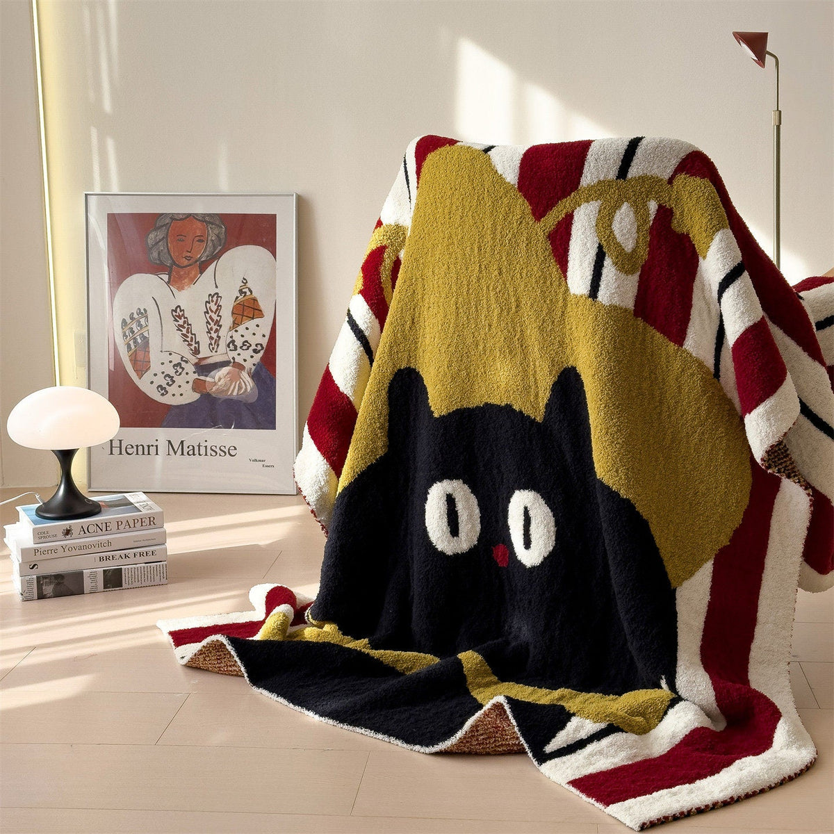Wool Blanket Lightweight Fluffy Finish Cartoon Designs