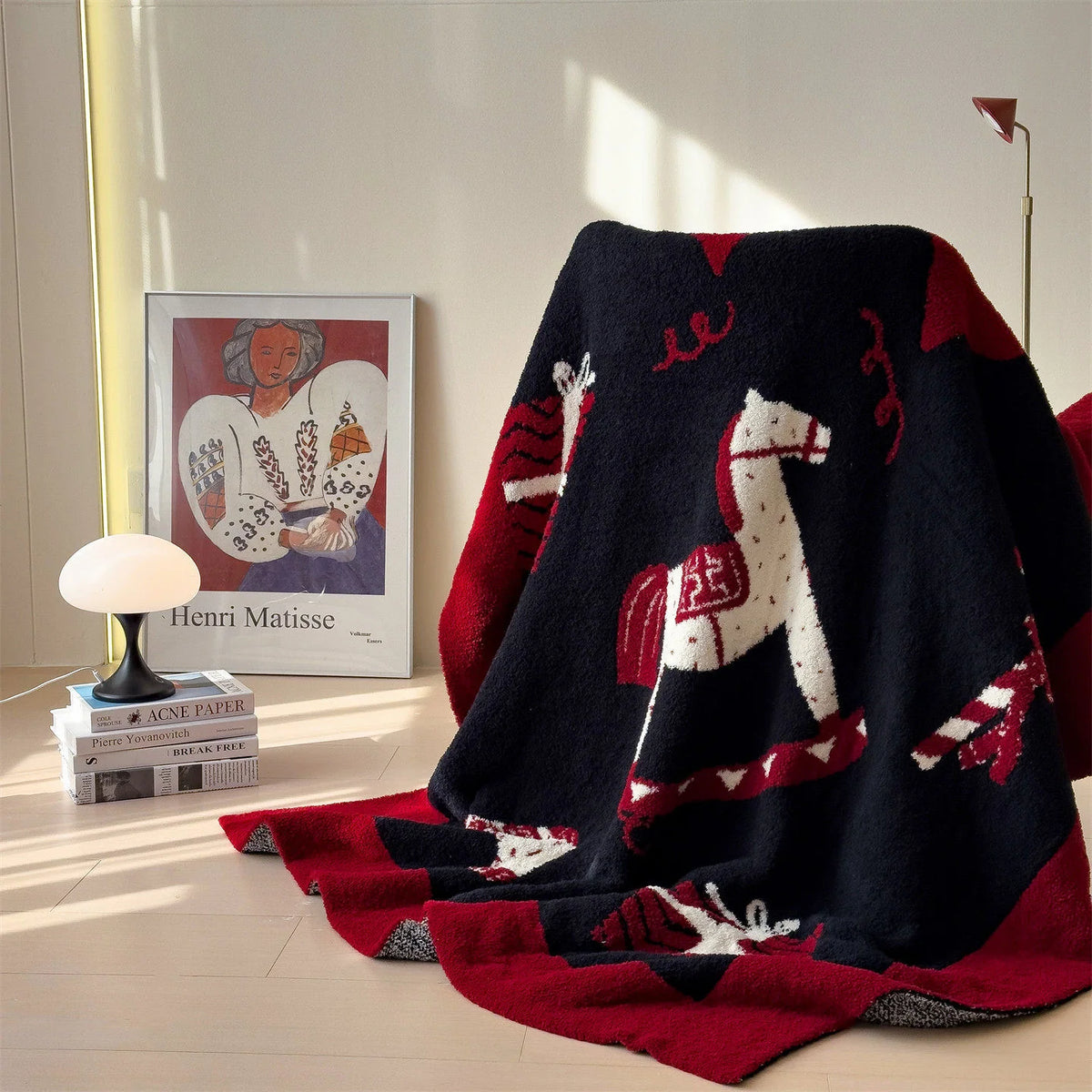 Wool Blanket Lightweight Fluffy Finish Cartoon Designs