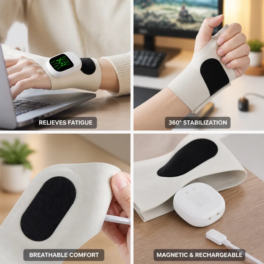 Wrist Massage Band Adjustable 360 Degree Support