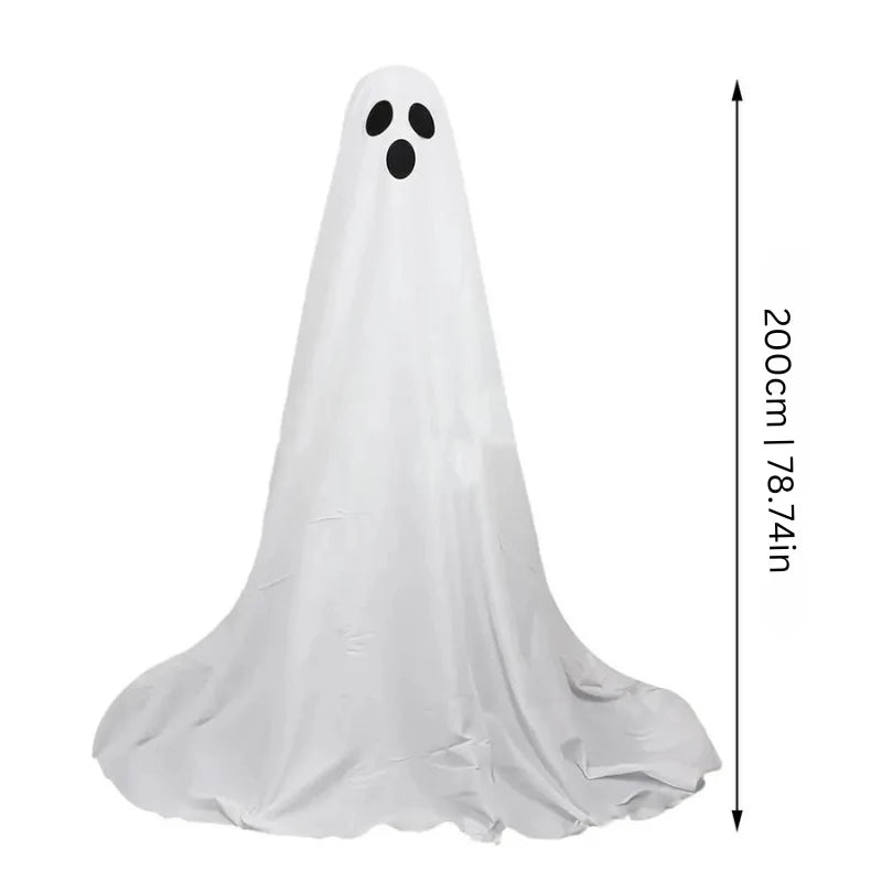 Yard Ghost Figure 78 Inch Battery-Powered LED Weather-Resistant