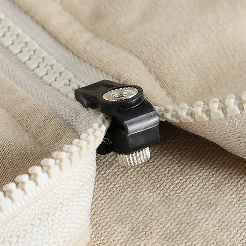 Zipper Repair Kit Clip-On No-Sew Set of 6