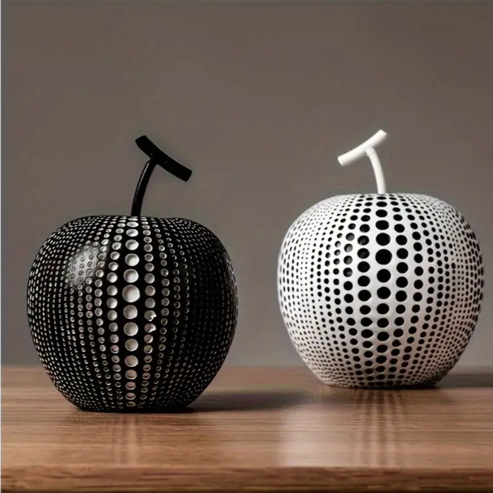 Contemporary Decorative Sculpture with Polka Dot Design