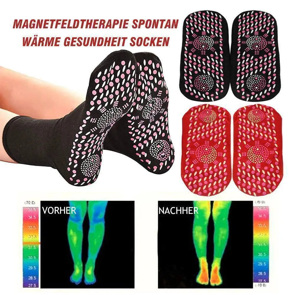 Warm Magnetic Socks for Foot and Leg Comfort