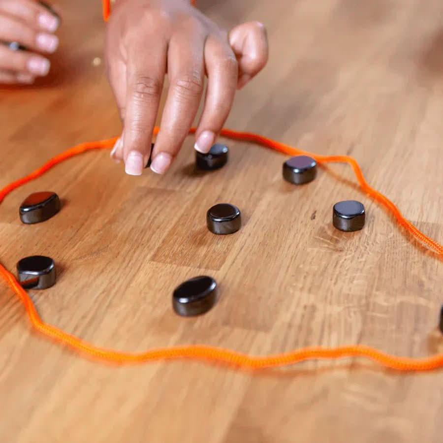 Folding Magnetic Chess Set for Travel with 32 Game Pieces