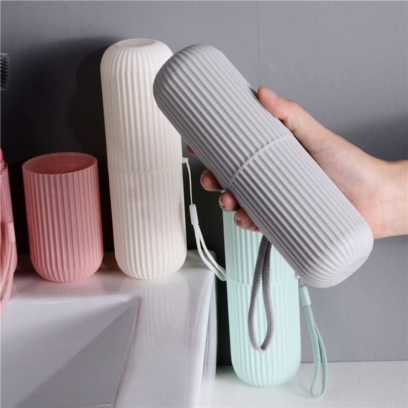 Compact Travel Case for Toothbrush and Toothpaste – Portable Organizer