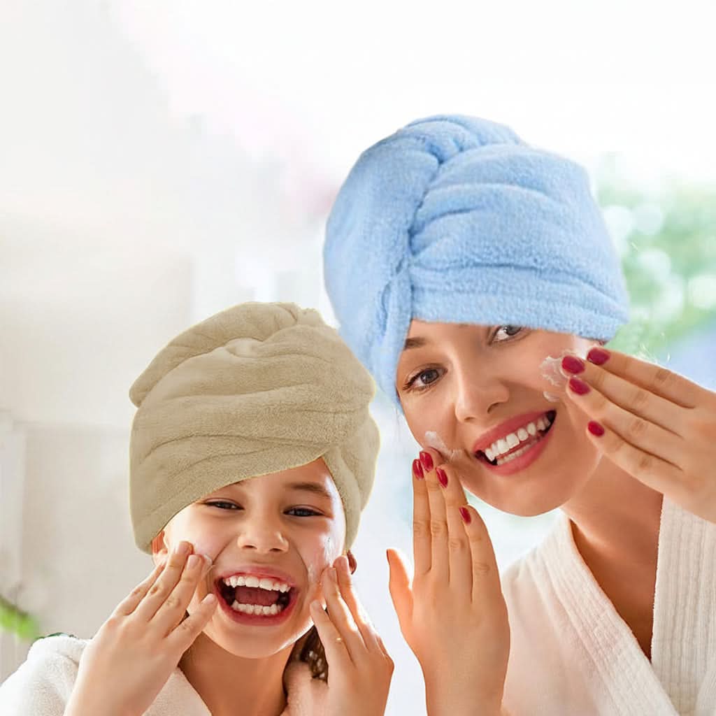 Microfiber Hair Drying Towel Wrap for Comfortable Daily Hair Care