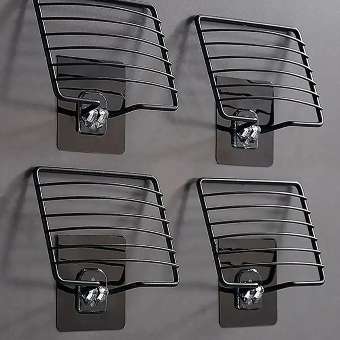 Wall-mounted Stainless Steel Soap Rack with Drainage for Bathroom Storage